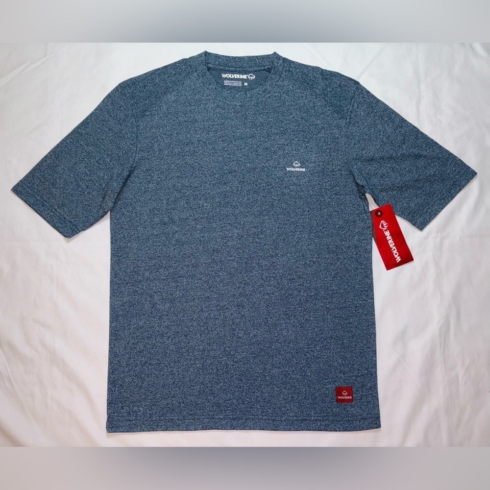 Wolverine NWT Men’s Size M Blueprint Heather Edge Short Sleeve Tee Shirt